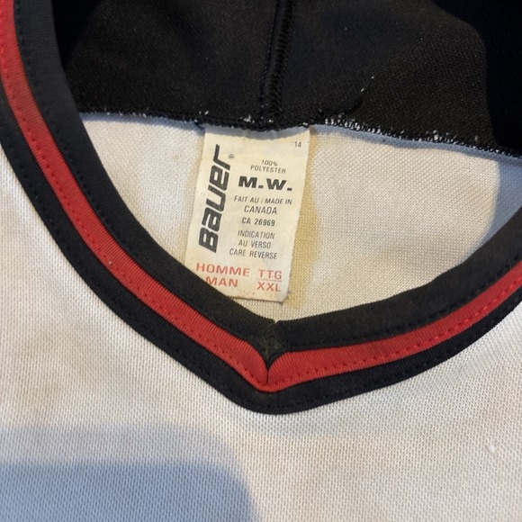 Vintage Bauer Bud Ice Beer NHL Hockey‎ Jersey Size Mens XXL 69 Budweiser - Picture 7 of 9